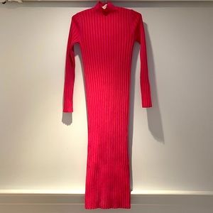 ZARA - Knitted Long Sleeve Turtleneck Dress